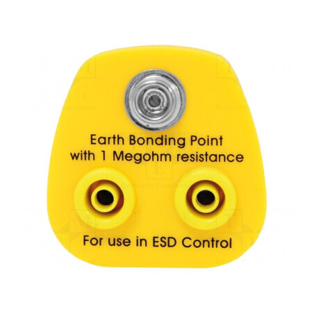 Fişă de împământare ESD cu Ştecher EU 1MΩ | Electronic-mag.ro | Componente Electronice
