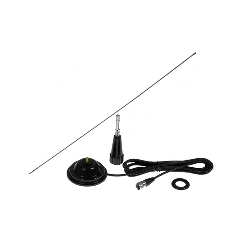 Antena CB Farun JBA 252 0.96m 2dBi 150W cu Magnet și Cablu 4m UHF