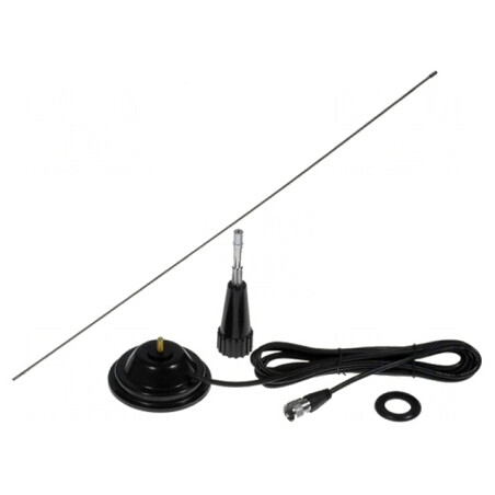 Antena CB Farun JBA 252 0.96m 2dBi 150W cu Magnet și Cablu 4m UHF | Electronic-mag.ro | Componente Electronice