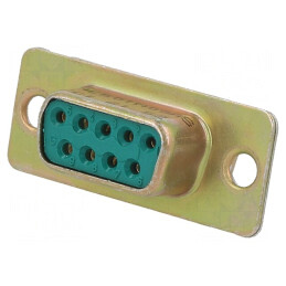 Mufă D-Sub 9-Pin Mamă Pe Cablu Cu Fixare Prin Șuruburi | Electronic-mag.ro | Componente Electronice