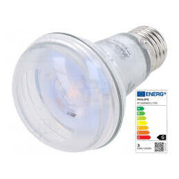 Lampă LED E27 3W Alb Cald 2700K | Electronic-mag.ro | Componente Electronice