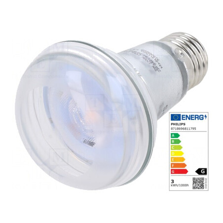 Lampă LED E27 3W Alb Cald 2700K | Electronic-mag.ro | Componente Electronice