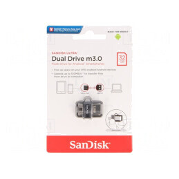 Memorie USB OTG 32GB USB 3.0 150MB/s | Electronic-mag.ro | Componente Electronice