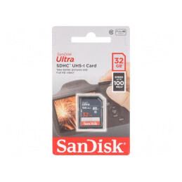 Card de Memorie Ultra SDHC 32GB 100MB/s Class 10 UHS-I | Electronic-mag.ro | Componente Electronice