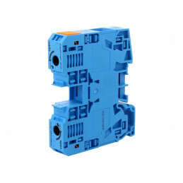 Conector Îmbinare Șine 6-35mm2 1 Pista 2 Borne Albastru