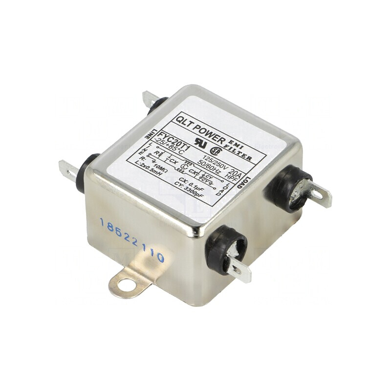 Filtru Anti-Interferențe 250VAC 100nF 3.3nF 0.5mH 10MΩ | Electronic-mag.ro | Componente Electronice