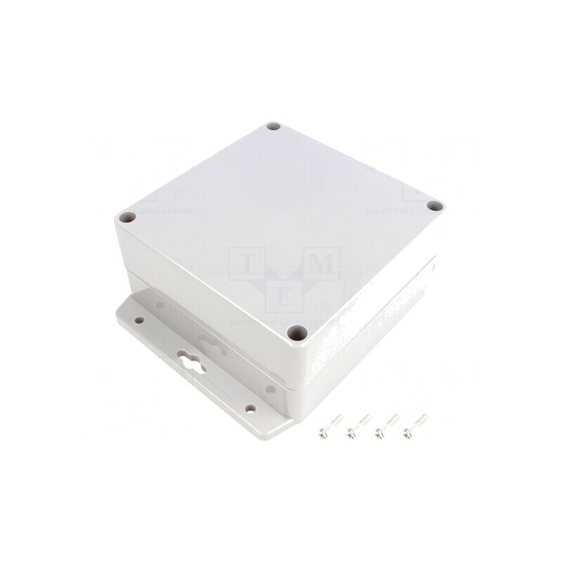 Carcasă Universală 120x120x60mm cu Lame de Fixare | Electronic-mag.ro | Componente Electronice