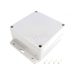 Carcasă Universală 120x120x60mm cu Lame de Fixare | Electronic-mag.ro | Componente Electronice