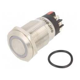Comutator Anti-Vandalism SPDT 3A/220VAC 5A/24VDC IP65 | Electronic-mag.ro | Componente Electronice