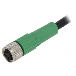 Cablu de Conectare M8 4PIN 1.5m 30VAC 4A PVC | Electronic-mag.ro | Componente Electronice