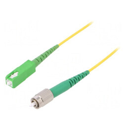 Patch Cord Fibră Optică FC/APC-SC/APC 5m 9/125um | Electronic-mag.ro | Componente Electronice