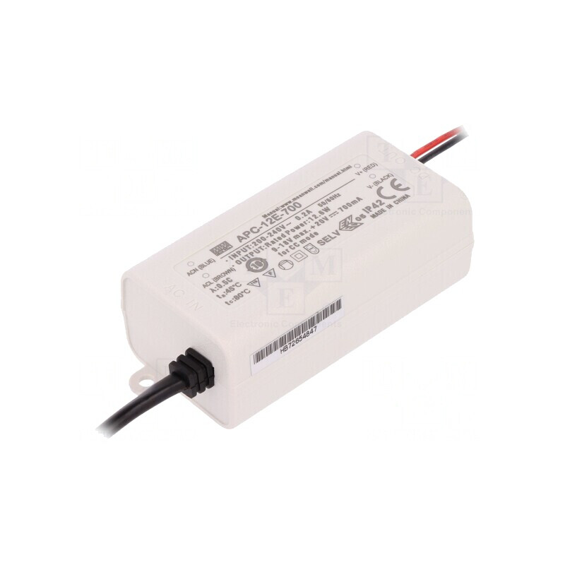 Alimentator LED 12,6W 700mA 9-18VDC | Electronic-mag.ro | Componente Electronice Alimentator LED 12,6W 700mA 9-18VDC | Electronic-mag.ro | Componente Electronice