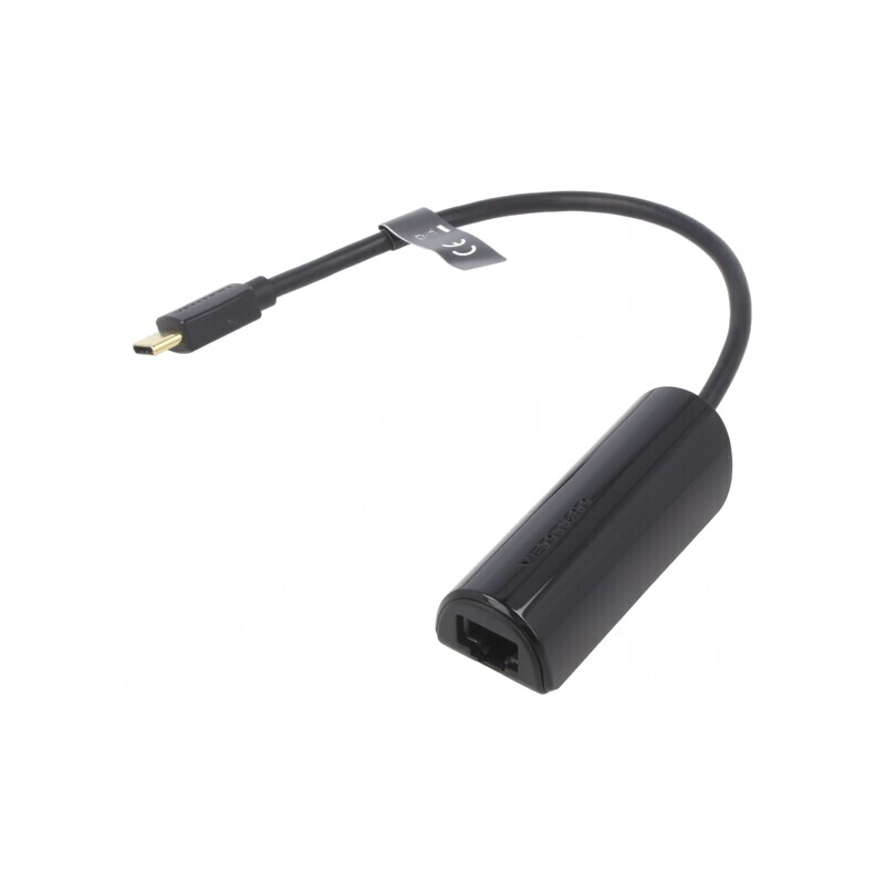 Adaptor USB-Fast Ethernet USB 2.0 10/100Mbps Negru 0,15m | Electronic-mag.ro | Componente Electronice Adaptor USB-Fast Ethernet USB 2.0 10/100Mbps Negru 0,15m | Electronic-mag.ro | Componente Electronice