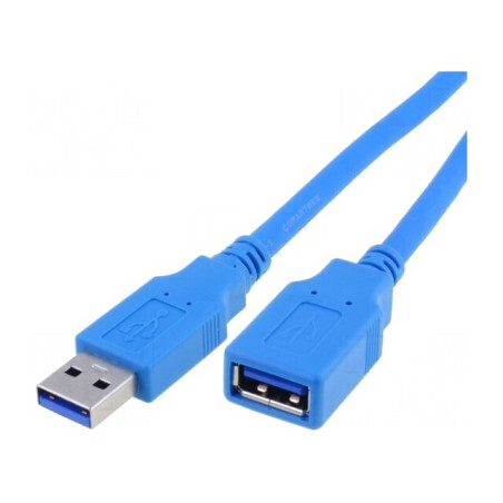 Cablu USB 3.0 A-A 1,5m Albastru | Electronic-mag.ro | Componente Electronice