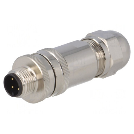 Mufă M12 4 PIN DeviceNet/CANopen IP67 pe cablu | Electronic-mag.ro | Componente Electronice