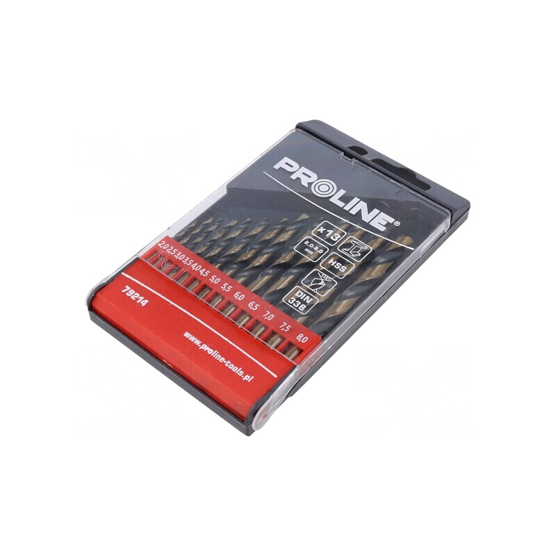 Set burghie HSS metal în cutie plastic | Electronic-mag.ro | Componente Electronice