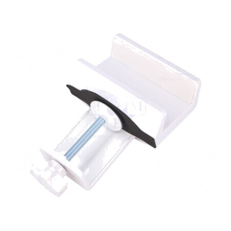 Organizator cabluri alb pentru birou sau raft | Electronic-mag.ro | Componente Electronice
