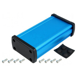 Carcasă Universală Aluminiu 68.7x129x35.2 mm | Electronic-mag.ro | Componente Electronice