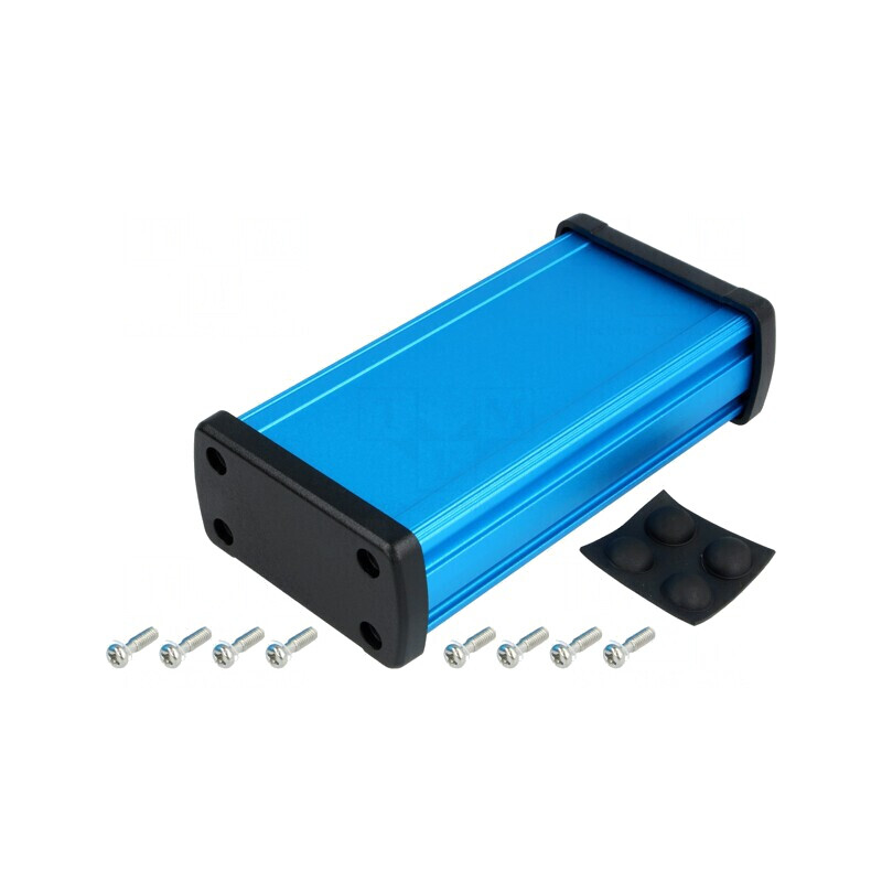 Carcasă Universală Aluminiu 68.7x129x35.2 mm | Electronic-mag.ro | Componente Electronice