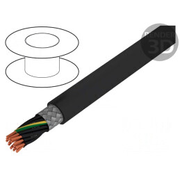 Cablu ÖLFLEX® CLASSIC 115 CY 18G1mm2 PVC Negru 300V/500V | Electronic-mag.ro | Componente Electronice