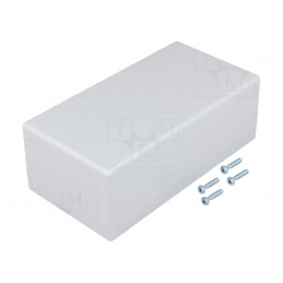 Carcasă Universală Polistiren Gri 80x150x55mm IP40 | Electronic-mag.ro | Componente Electronice