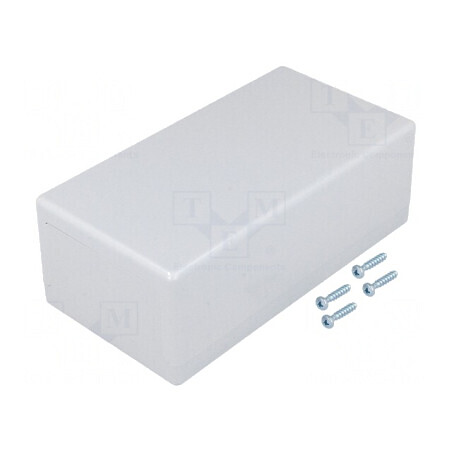 Carcasă Universală Polistiren Gri 80x150x55mm IP40 | Electronic-mag.ro | Componente Electronice