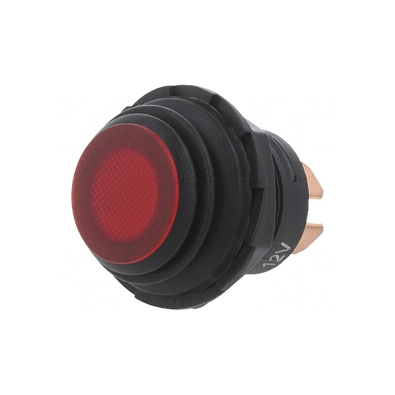 Comutator Buton Roșu 10A 14VDC | Electronic-mag.ro | Componente Electronice