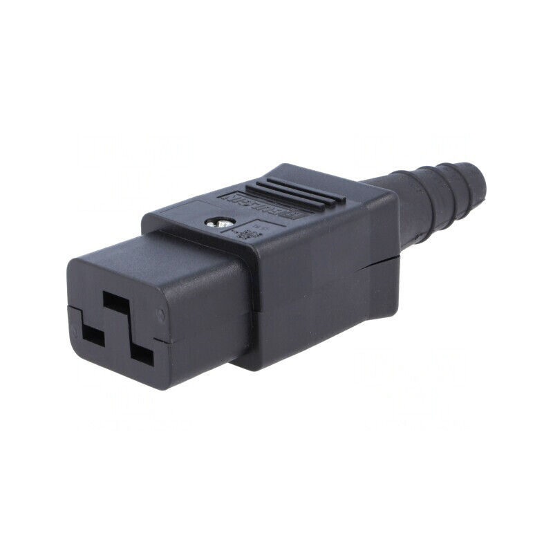 Conector Alimentare AC 16A 250VAC IEC 60320 PX0599 | Electronic-mag.ro | Componente Electronice