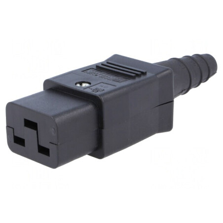 Conector Alimentare AC 16A 250VAC IEC 60320 PX0599 | Electronic-mag.ro | Componente Electronice