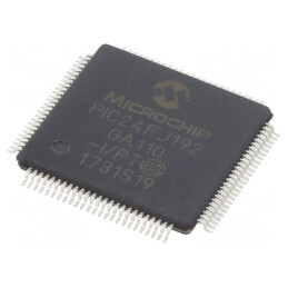 Microcontroler PIC 192kB 32MHz SMD TQFP100 PIC24 16kB SRAM | Electronic-mag.ro | Componente Electronice