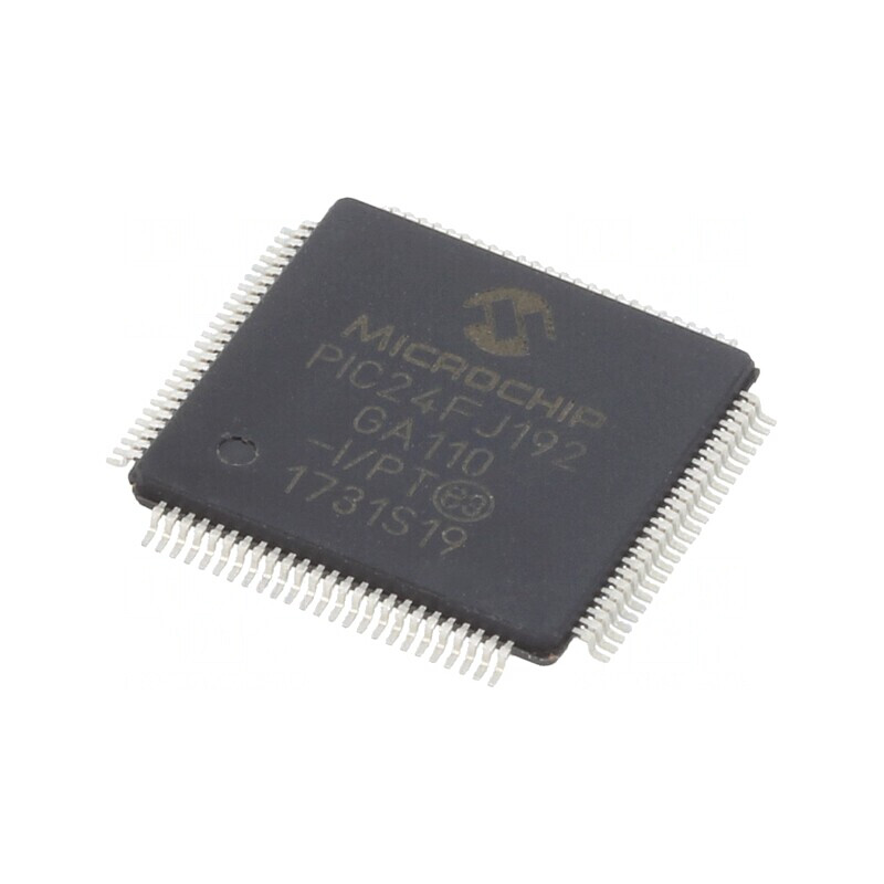 Microcontroler PIC 192kB 32MHz SMD TQFP100 PIC24 16kB SRAM | Electronic-mag.ro | Componente Electronice