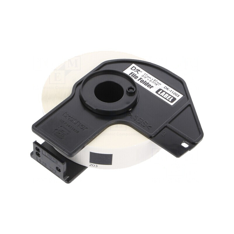 Etichetă Autoadezivă Albă 17mm x 87mm Culoare Caracter Neagră | Electronic-mag.ro | Componente Electronice