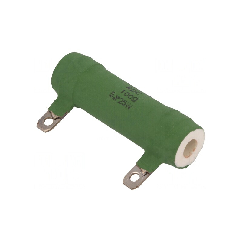Rezistor Bobinat 100Ω 25W ±5% pentru Lipit | Electronic-mag.ro | Componente Electronice