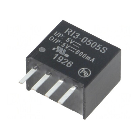 Convertor DC/DC 3W 5V 600mA SIP4 | Electronic-mag.ro | Componente Electronice