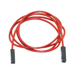 Cablu de măsurare 3A roșu cu pini pătrați | Electronic-mag.ro | Componente Electronice