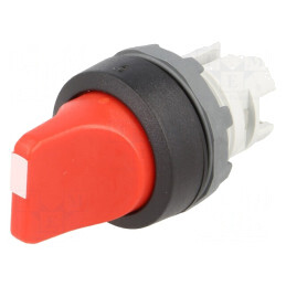 Comutator Rotativ 22mm 2 Poziții Roșu | Electronic-mag.ro | Componente Electronice
