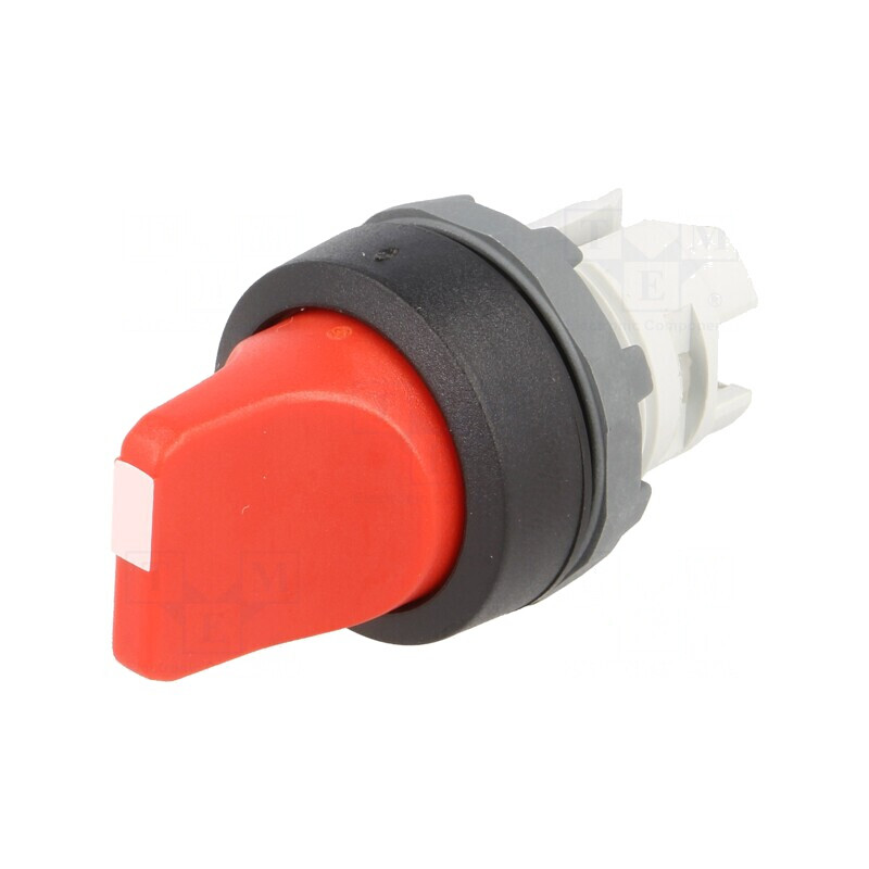 Comutator Rotativ 22mm 2 Poziții Roșu | Electronic-mag.ro | Componente Electronice