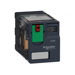 Releu electromagnetic 4PDT 6A 250VAC cu soclu | Electronic-mag.ro | Componente Electronice