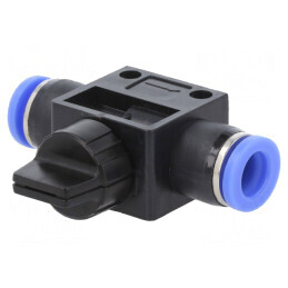 Ventil de Închidere Alamă Nichelată 8mm 0-10bar 0-60°C | Electronic-mag.ro | Componente Electronice