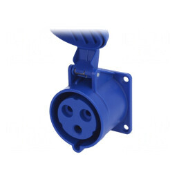 Conector Alimentare AC Soclu Mamă 32A 230V IP54 | Electronic-mag.ro | Componente Electronice