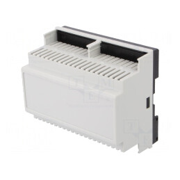 Carcasă pentru șină DIN gri 90x105x58mm 6 moduli | Electronic-mag.ro | Componente Electronice