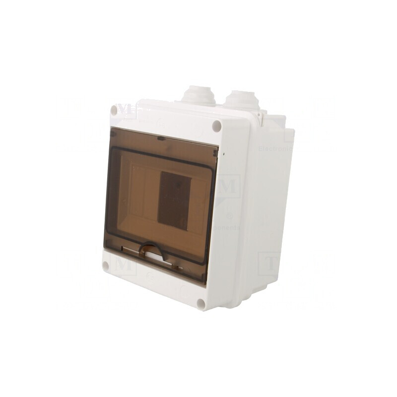 Carcasă Albă pentru Aparatură Modulară IP40 6 Module | Electronic-mag.ro | Componente Electronice