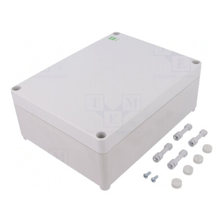 Carcasă Universală Industrial Gri 170x220x86 mm | Electronic-mag.ro | Componente Electronice