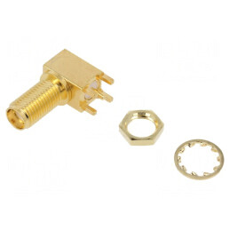 Conector SMA Jack pentru PCB | Electronic-mag.ro | Componente Electronice