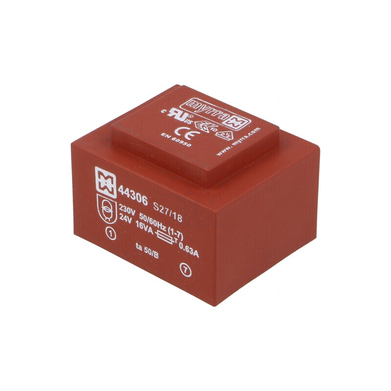Transformator Încapsulat 16VA 230V 24V PCB | Electronic-mag.ro | Componente Electronice