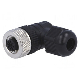Mufă M12 5-Pin Mamă DeviceNet/CANopen IP67 | Electronic-mag.ro | Componente Electronice