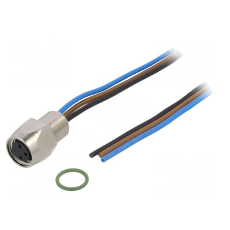 Conector M8 0,5m Mamă 3 PIN pentru Panou | Electronic-mag.ro | Componente Electronice