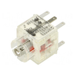 Element de Contact cu Iluminare și Pini NC 3mm -30÷70°C | Electronic-mag.ro | Componente Electronice