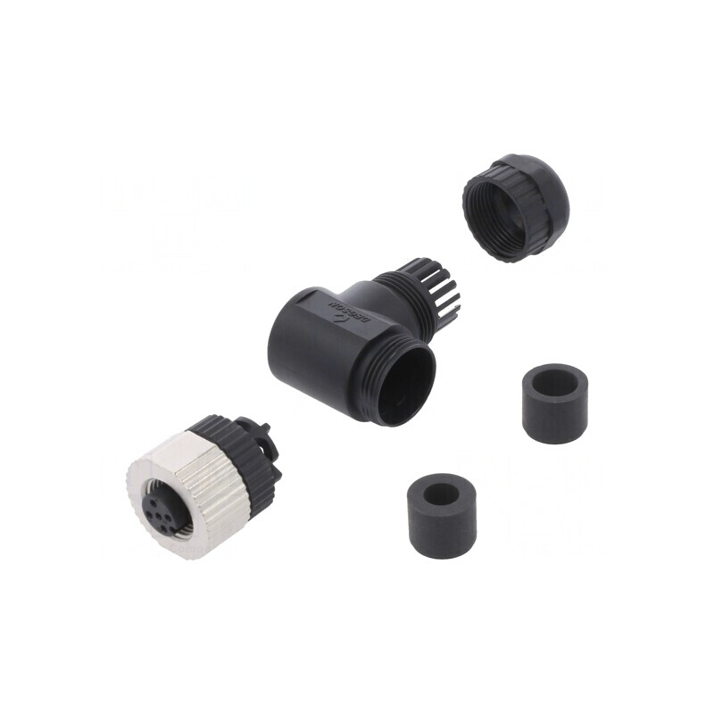 Mufă M12 4-PIN CANopen pe cablu 250V | Electronic-mag.ro | Componente Electronice