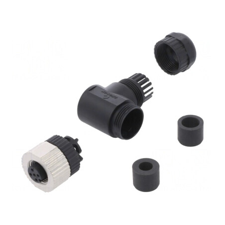 Mufă M12 4-PIN CANopen pe cablu 250V | Electronic-mag.ro | Componente Electronice